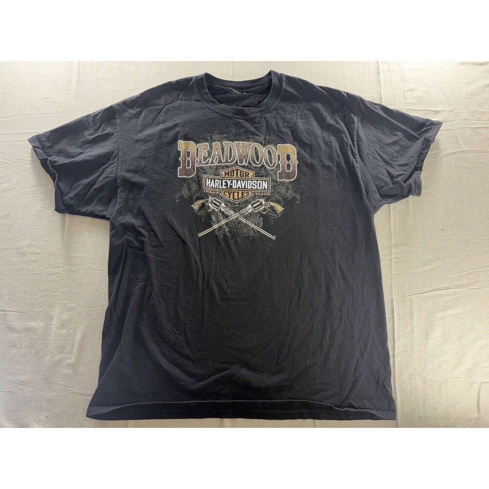 Harley Davidson Deadwood South Dakota T Shirt Men's XL - Wild Bill Hickok Tee